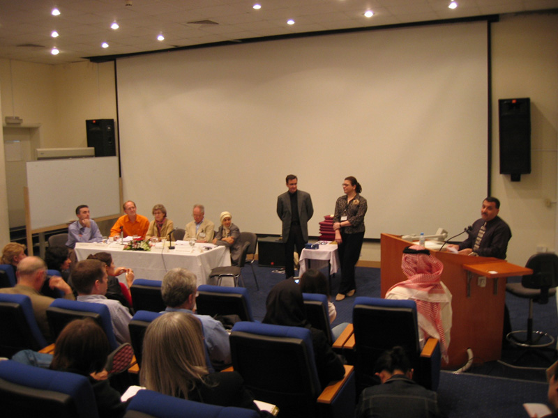 Award ceremony - Professor Nadia Alhasani presiding