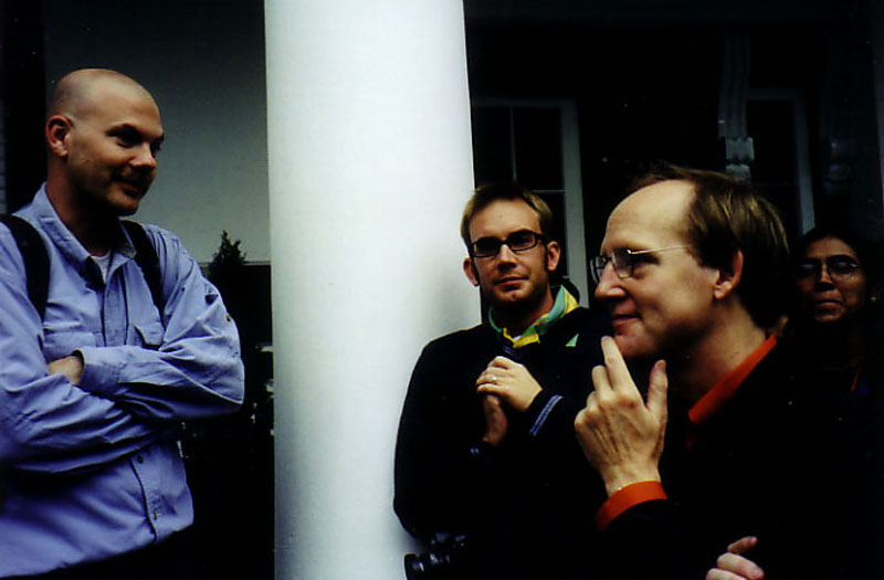 Professor Greig Crysler with Drs. John Stallmeyer and Bill Duncunson